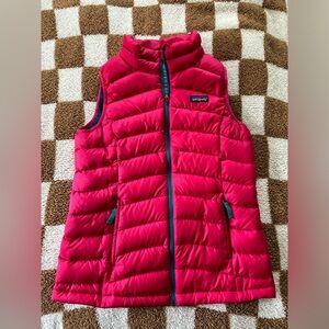 NWOT Patagonia Girls Pink Vest